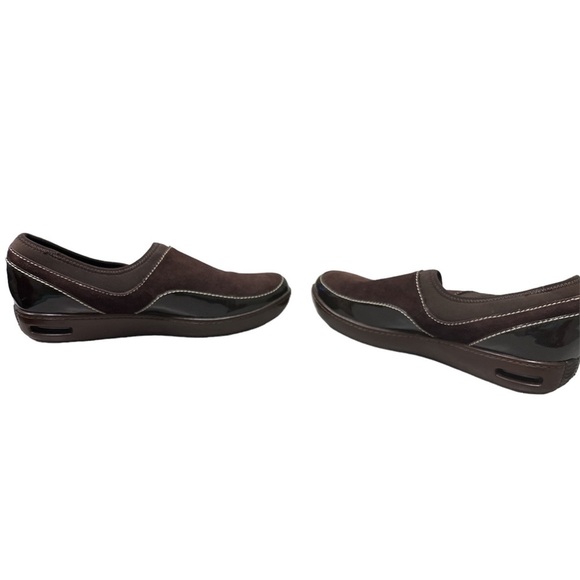Cole Haan Nike Air Kadin Slip Ons Size 8B Women’s Dark Brown/Chocolate Very Good - Picture 3 of 4